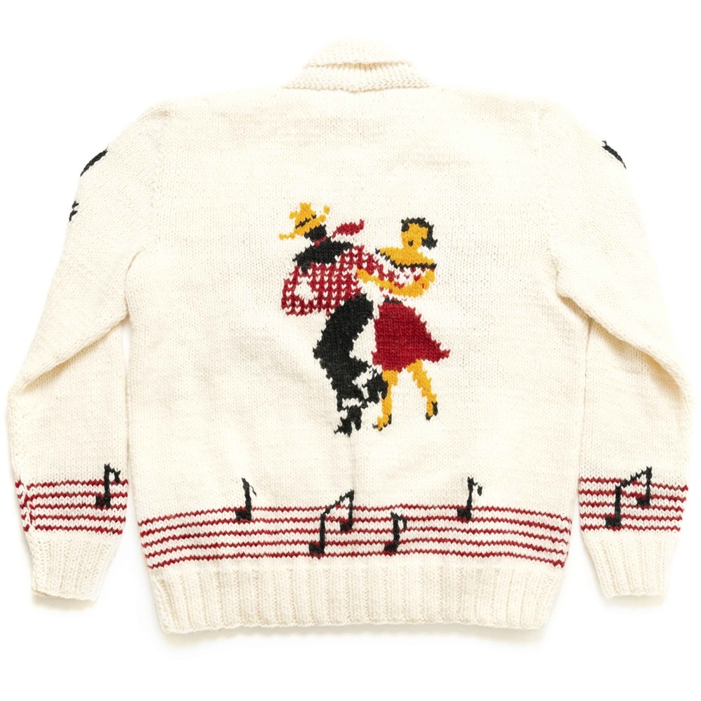 Mary Maxim How Down hand knit new wool sweater- women’s small - Picture 3 of 3